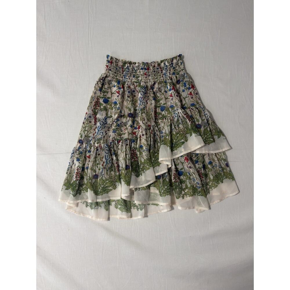 Maje - Bucolic skirt with ruffles and smocks - Size 36 (S) - Picture 2 of 9